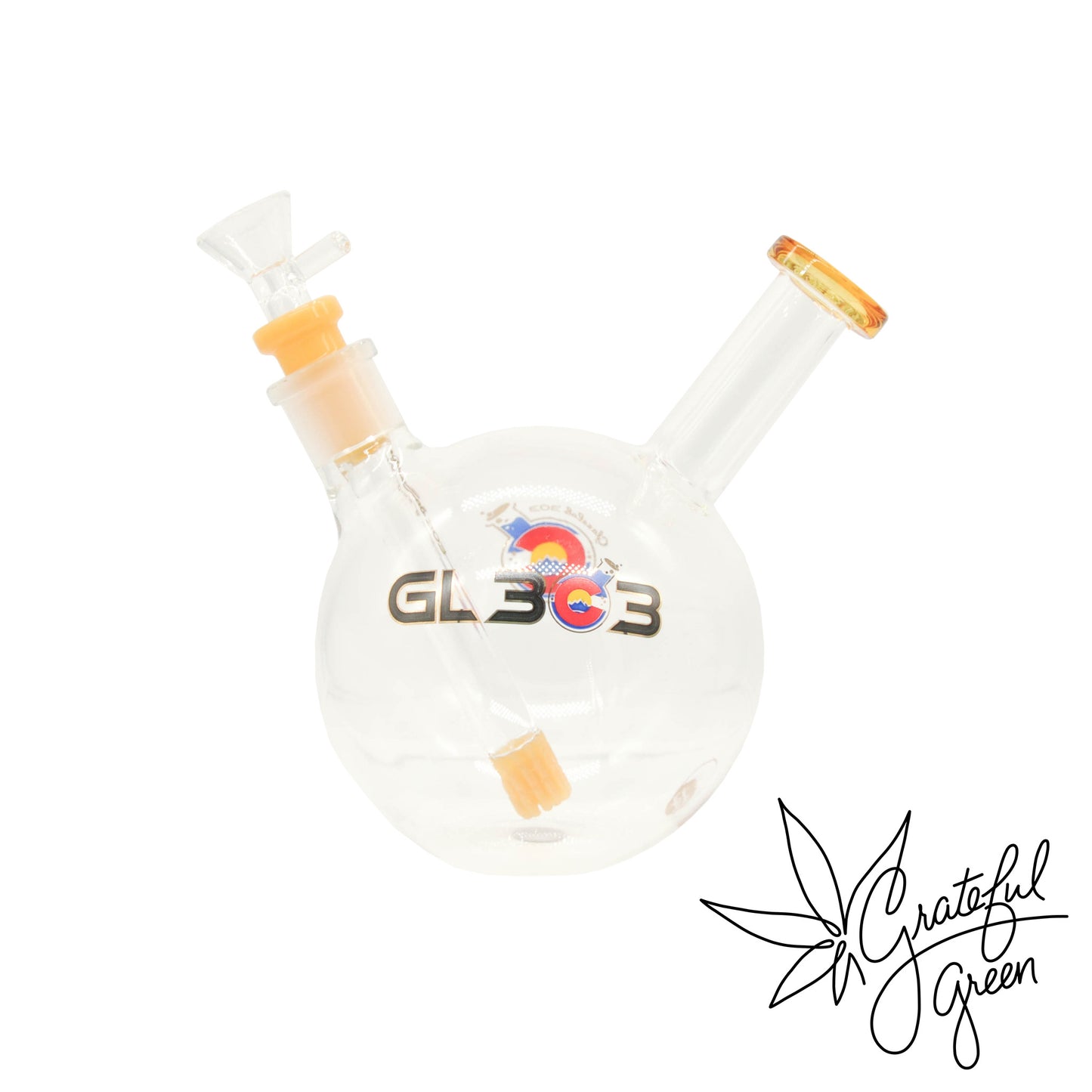 Glasslab303 Lace Globe - 6.5" / Colors Vary