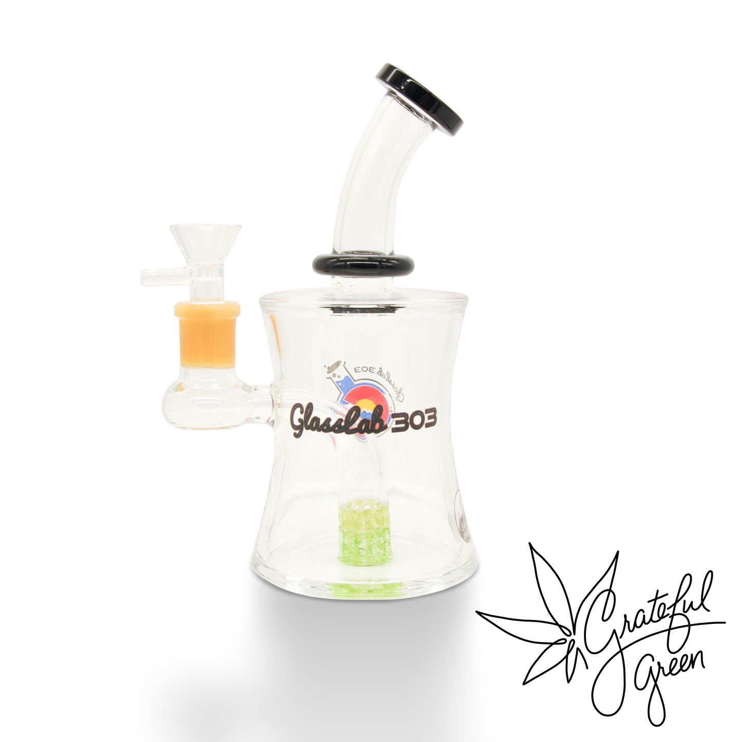 Glasslab303 Color Infused Lace Oil Can - 7.5" / Colors Vary