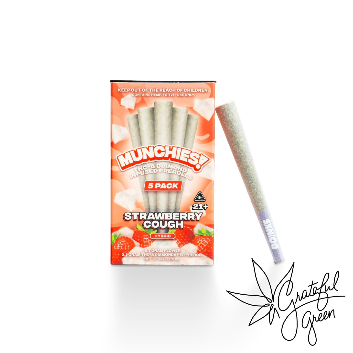 Delta Munchies Diamond Infused THCA Pre-Rolls