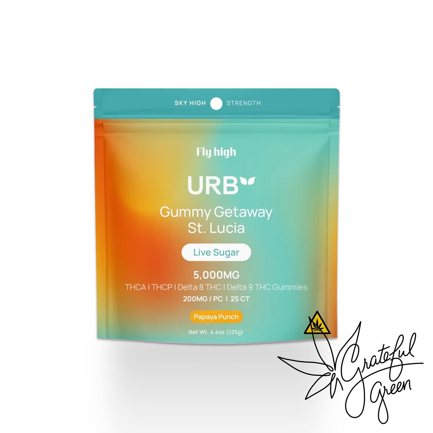 Urb Live Sugar THCA/THCP/D8/D9 Gummies