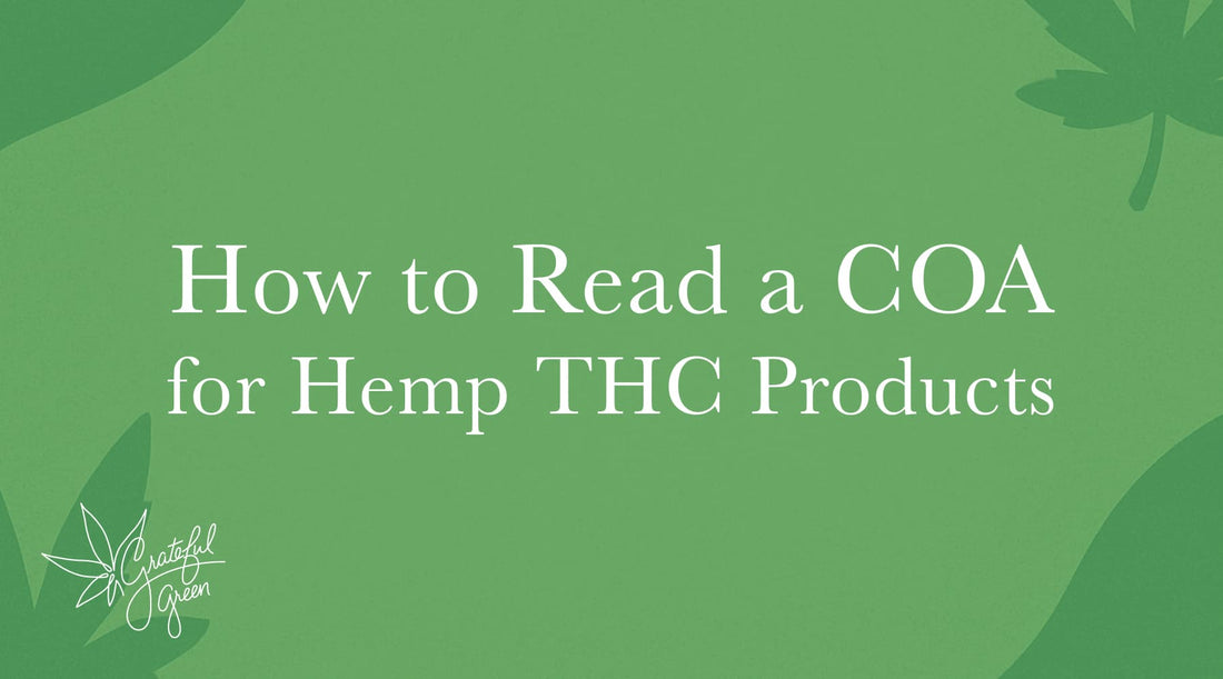 How to Read a COA for Hemp THC Products