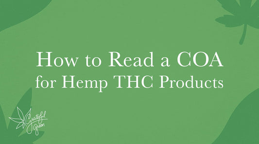 How to Read a COA for Hemp THC Products