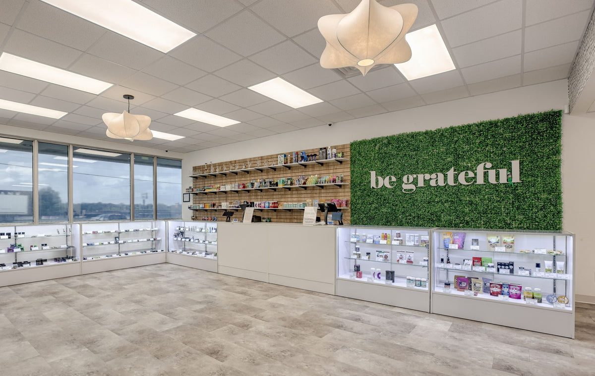Interior of Grateful Green Dispensary West Omaha