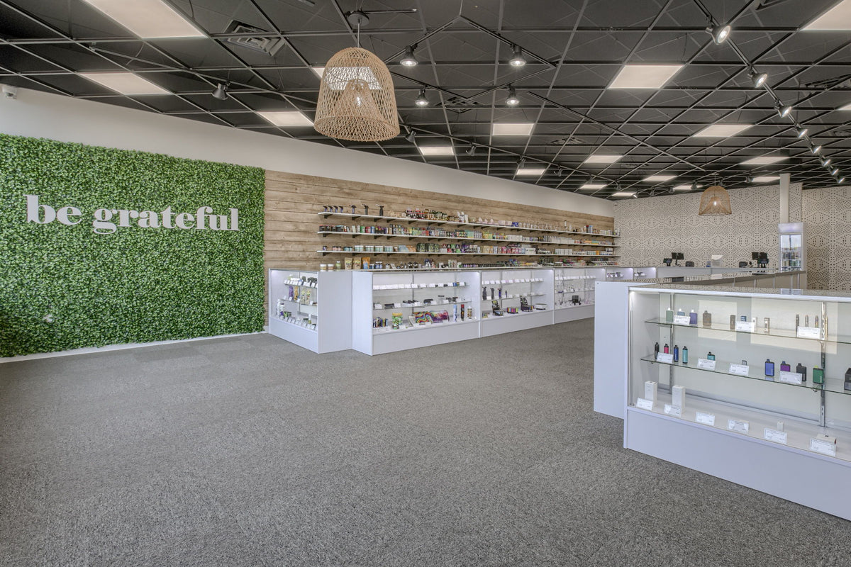 Interior of Grateful Green Dispensary South Lincoln