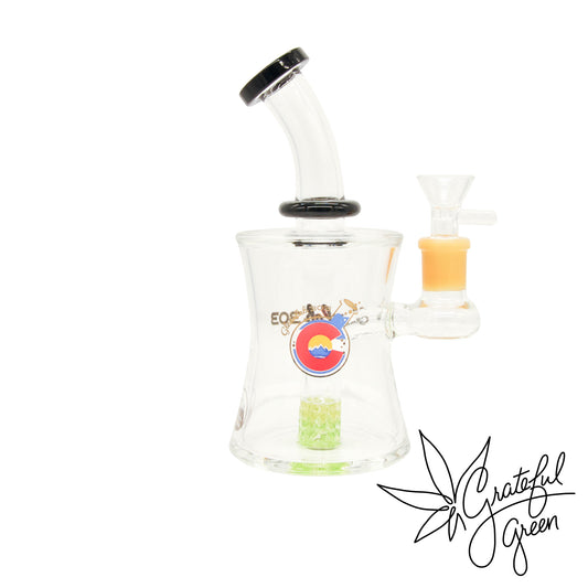 Glasslab303 Color Infused Lace Oil Can - 7.5" / Colors Vary