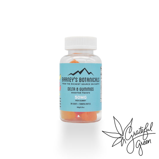 Barney's Botanicals D8 Gummies / 1500mg total / 30 ct.