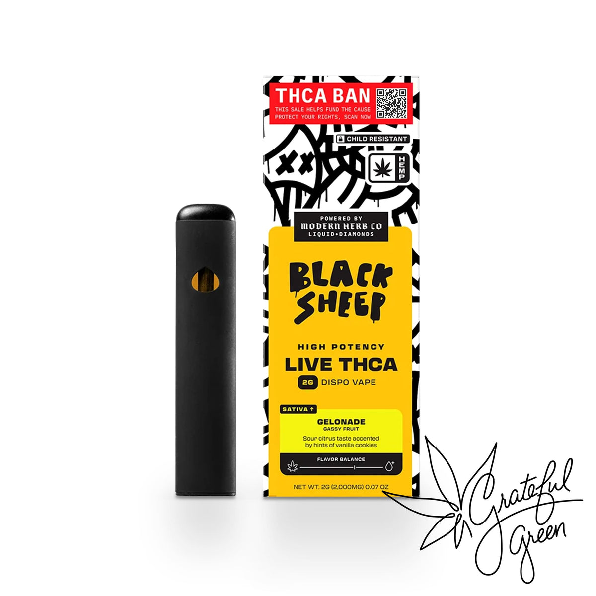 Black Sheep THCA Liquid Diamonds Disposable