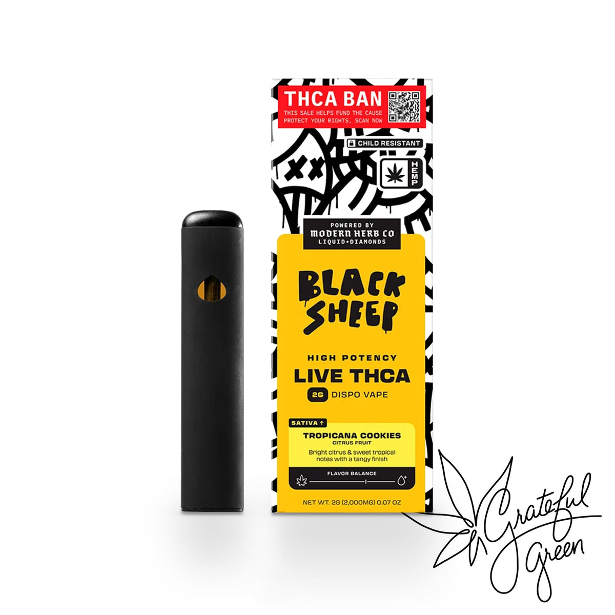 Black Sheep THCA Liquid Diamonds Disposable