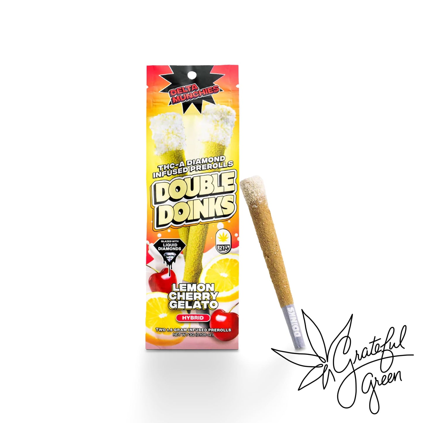 Delta Munchies Double Doinks THCA pre-rolls