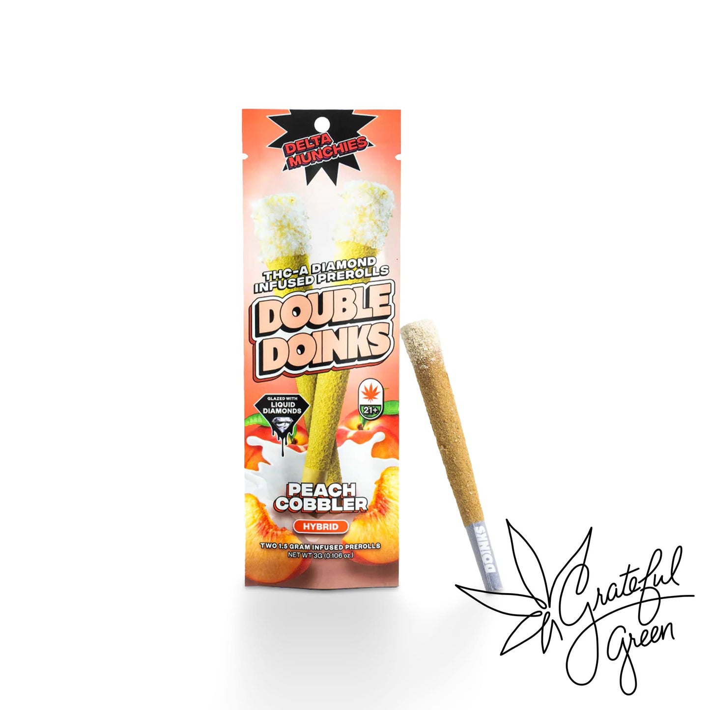 Delta Munchies Double Doinks THCA pre-rolls