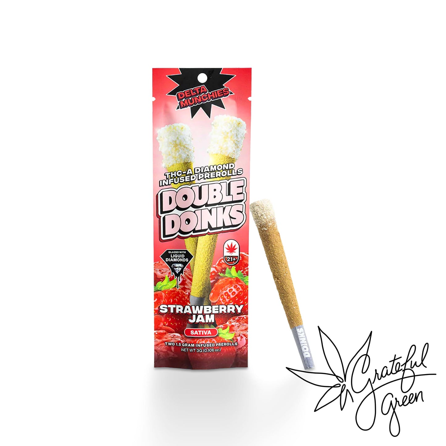 Delta Munchies Double Doinks THCA pre-rolls