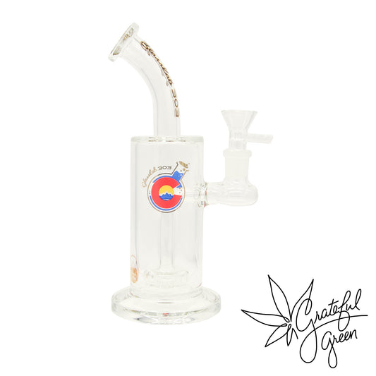 Glasslab303 Economy Classic Rig w/ Showerhead Perc - 8"