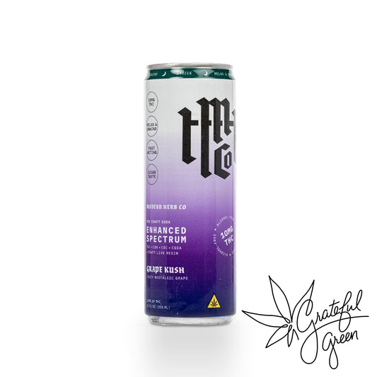 Modern Herb Co Grape Kush D9 Craft Soda 10mg