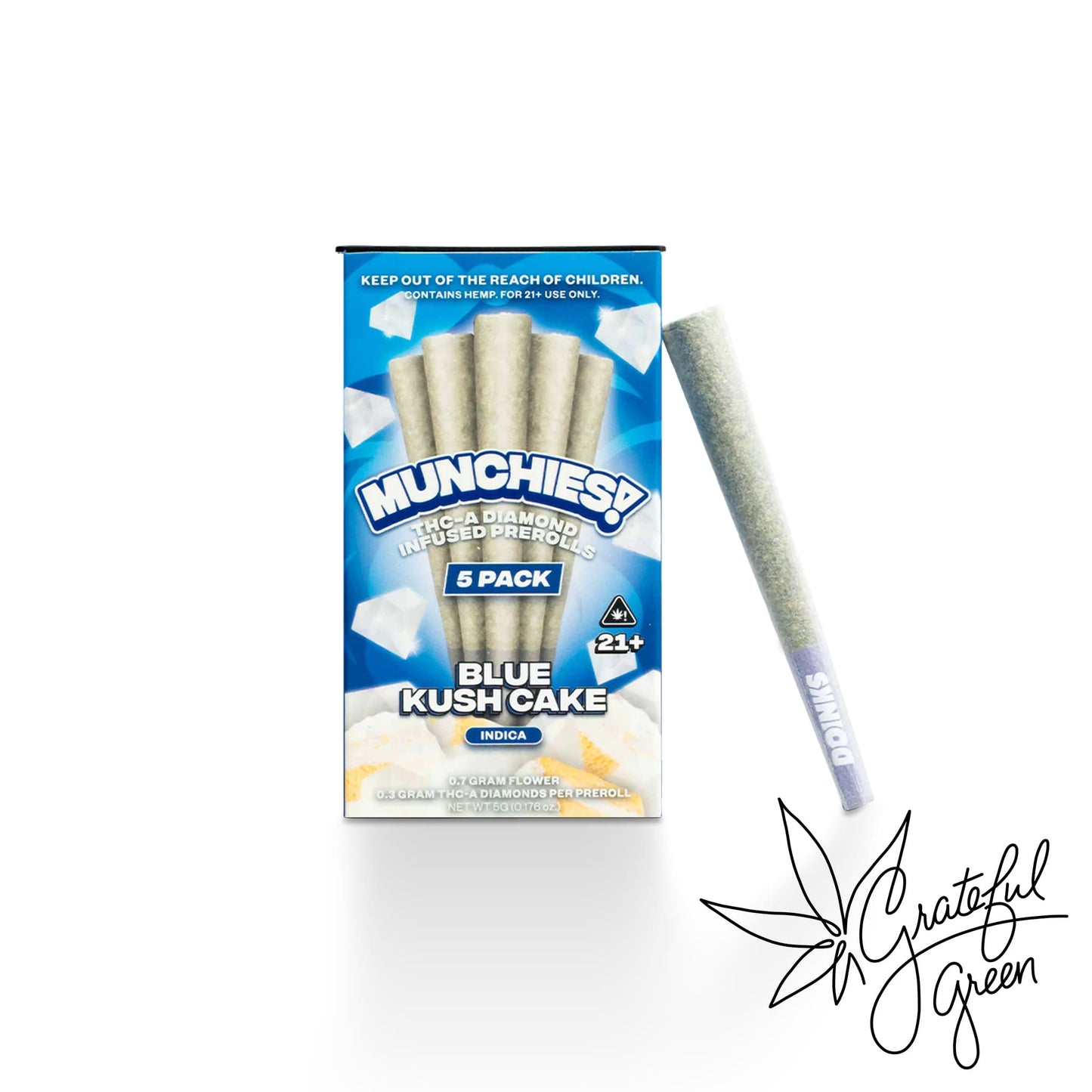 Delta Munchies Diamond Infused THCA Pre-Rolls