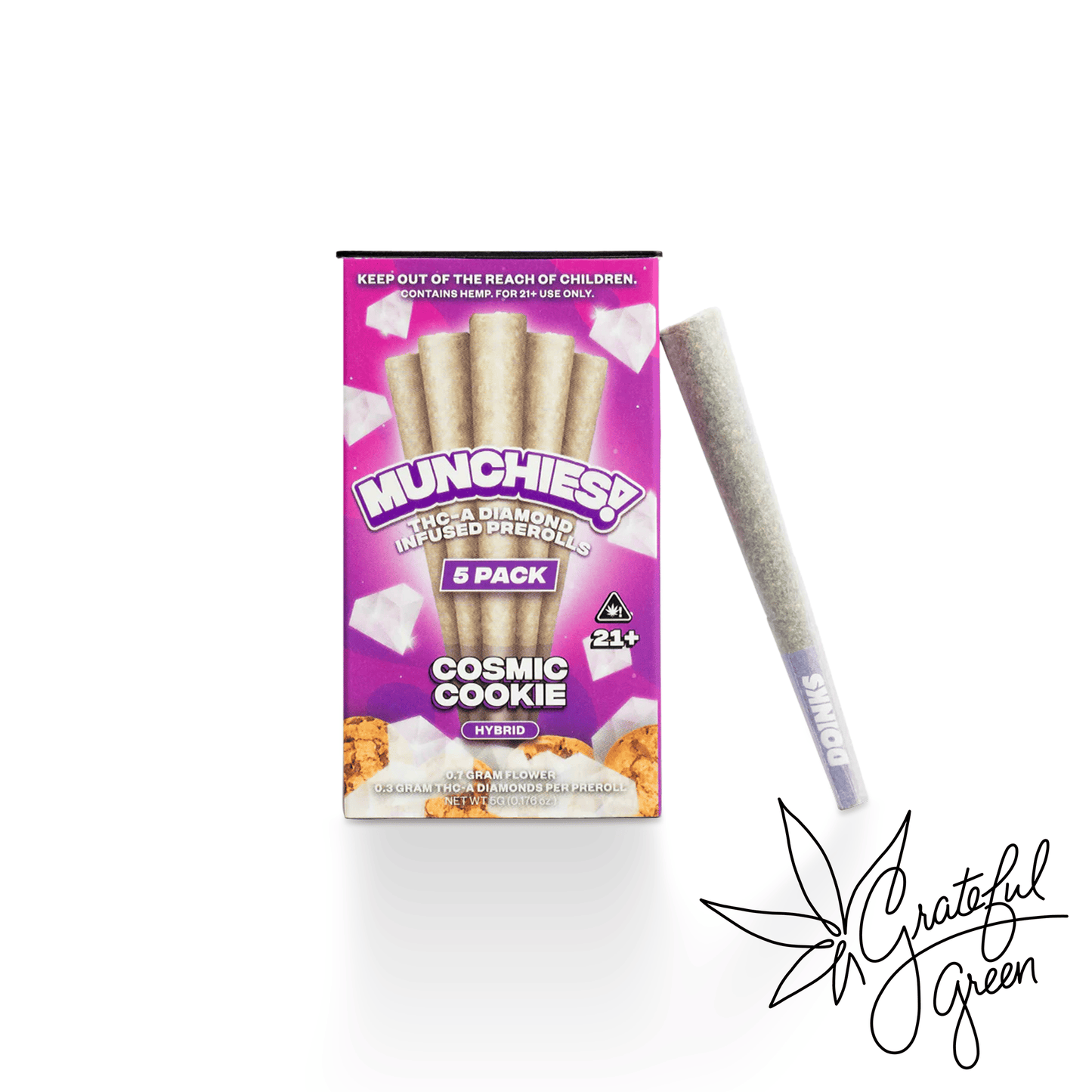 Delta Munchies Diamond Infused THCA Pre-Rolls