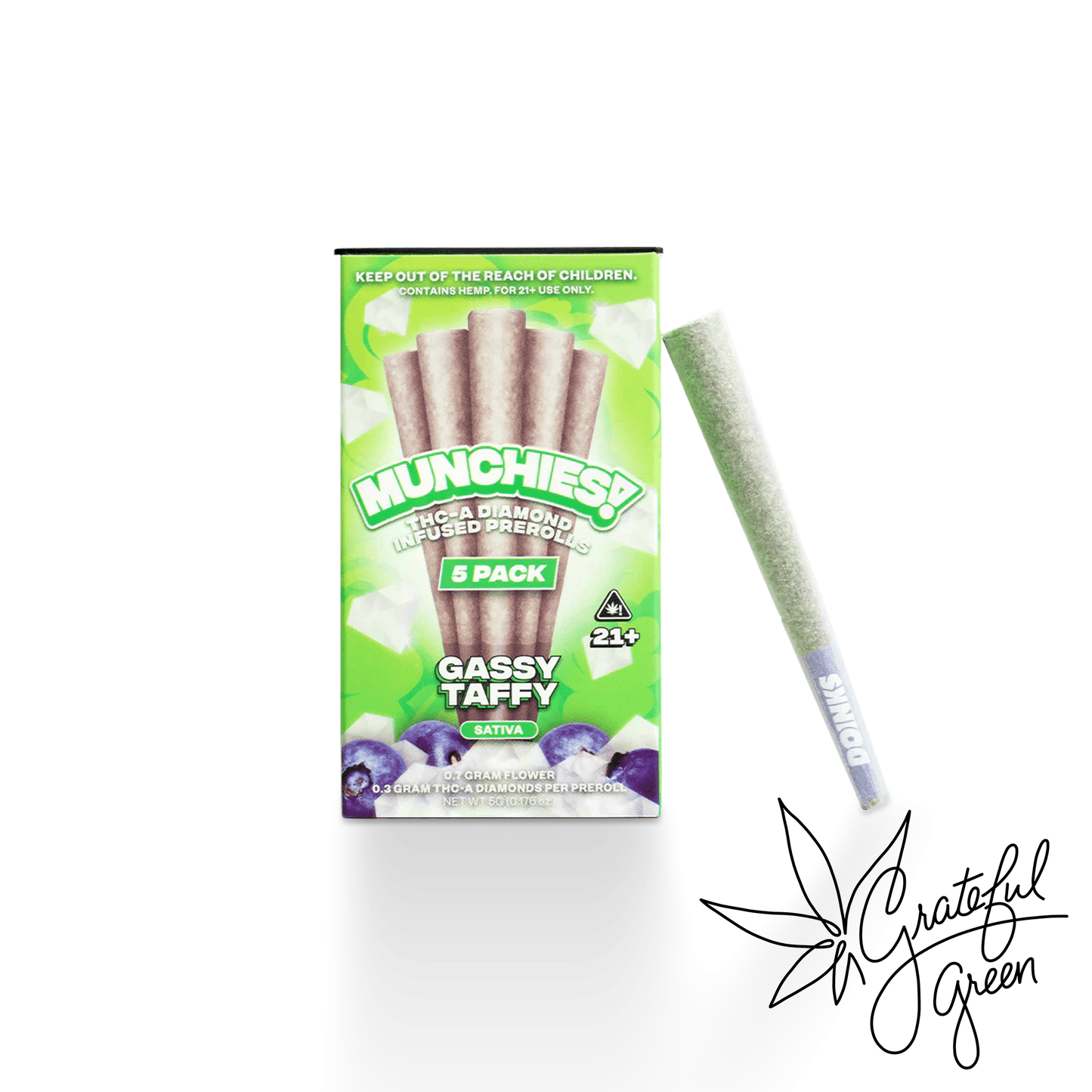 Delta Munchies Diamond Infused THCA Pre-Rolls