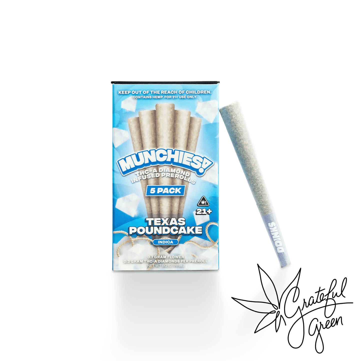 Delta Munchies Diamond Infused THCA Pre-Rolls