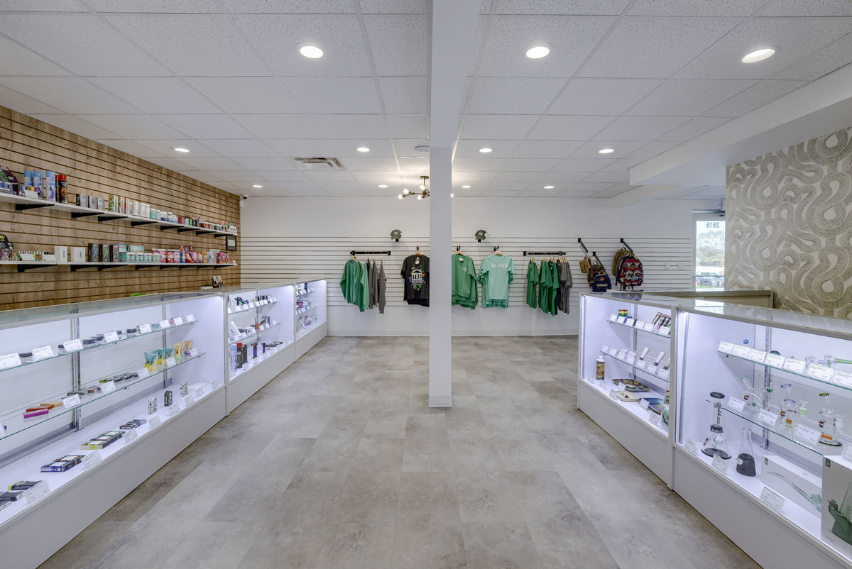 Interior of Grateful Green Dispensary North Omaha
