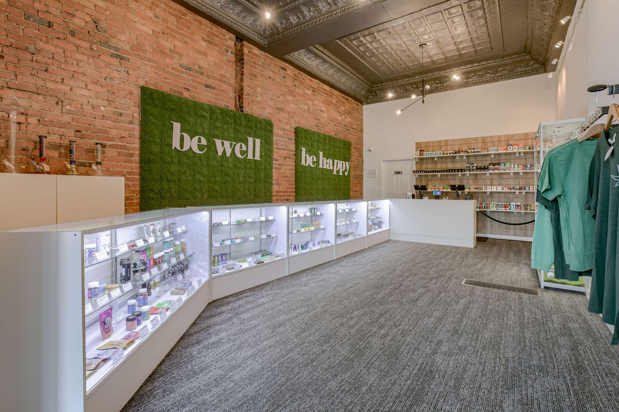 Interior of Grateful Green Dispensary Downtown Lincoln