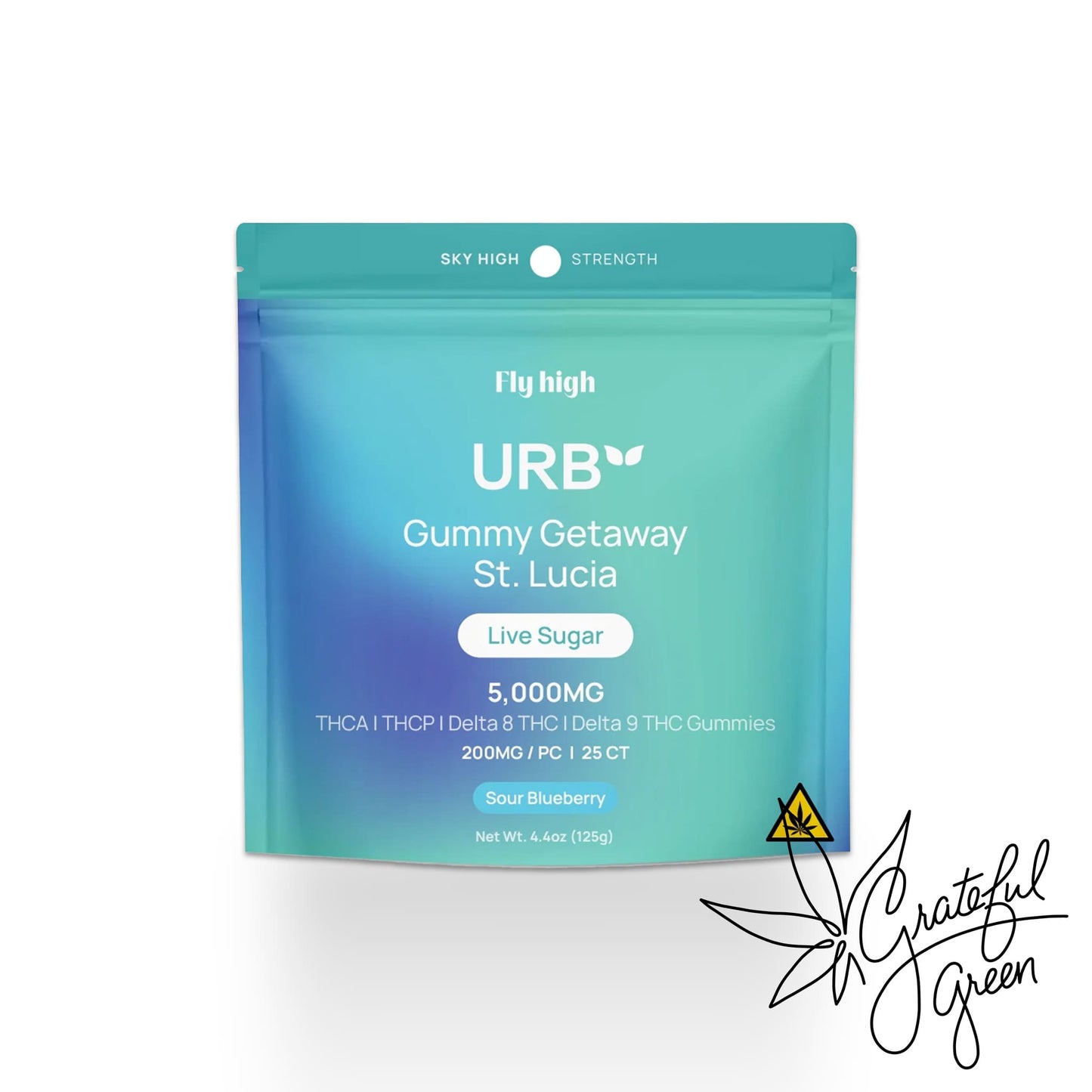 Urb Live Sugar THCA/THCP/D8/D9 Gummies